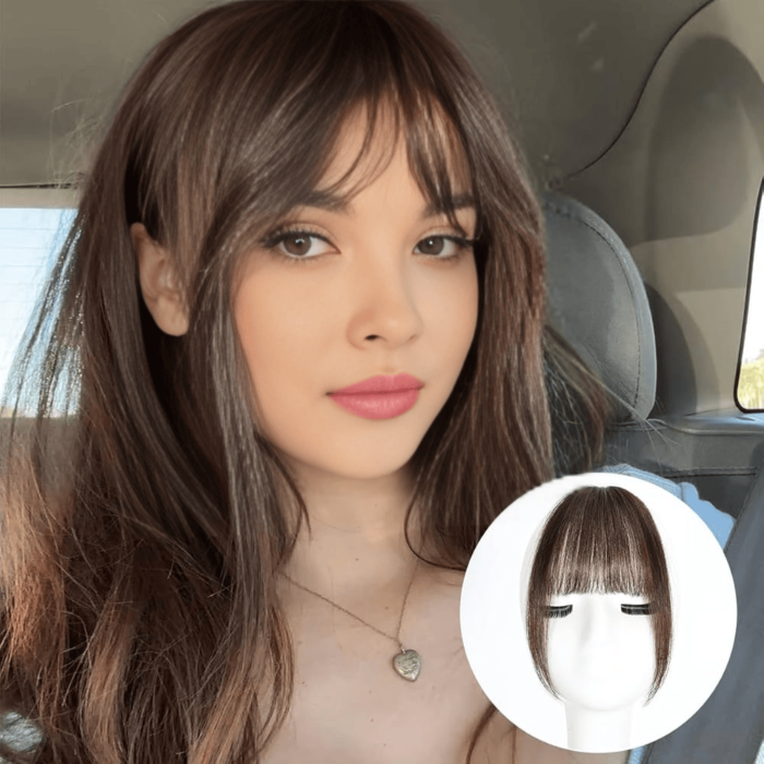 Clip-in bangs